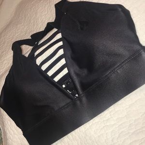 Ryderwear Wet Look Linear Sports Bra